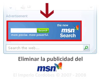 Eliminar publicidad de MSN Messenger