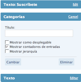 Widgetizar un theme en WordPress