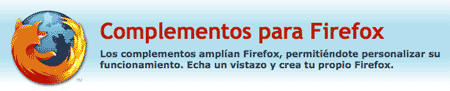 Complementos para Firefox Complementos para Firefox