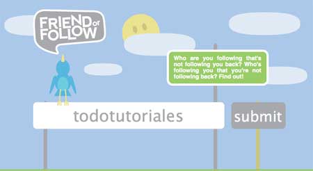 FriendOrFollow, herramienta para Twitter