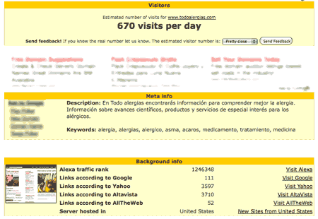 todoalergias-web-stats-from-Statbrain todoalergias-web-stats-from-Statbrain