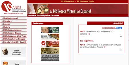 Biblioteca Virtual Cervantes Biblioteca Virtual Cervantes