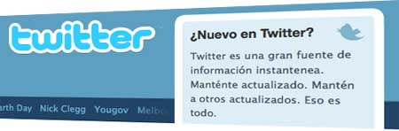 Nuevo en Twitter Nuevo en Twitter