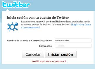 Verificar con Twitter