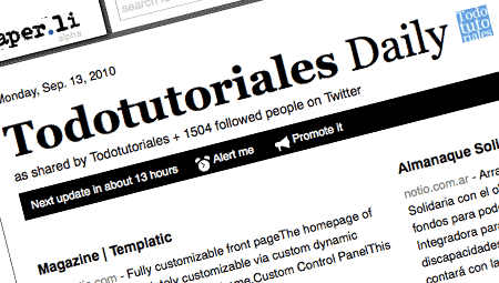 The Twitter Todotutoriales Daily