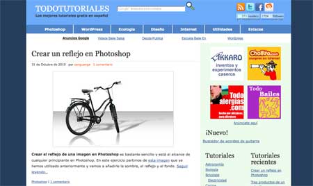 Todotutoriales antes Todotutoriales antes