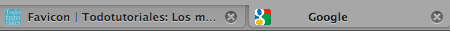 Favicon en pestañas