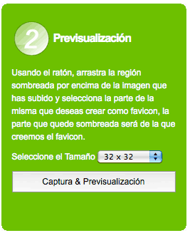 Generar favicon paso 2: ajustar tamaño