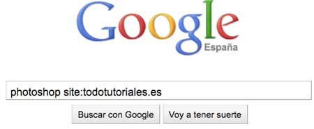 Restringir búsquedas en Google