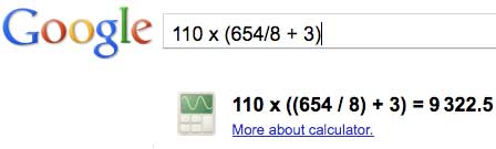 Calculadora de Google