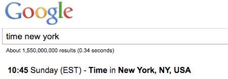 Hora en inglés