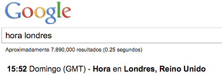 Hora en Londres Hora en Londres