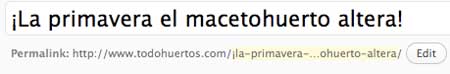 Título en WordPress Título en WordPress