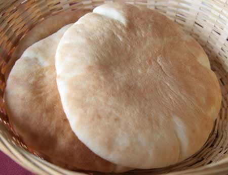 Pan de pita casero Pan de pita casero