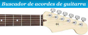 Buscador acordes guitarra